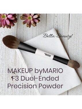 MAKEUP by MARIO F3
F3 DUAL-END PRECISION POWDER BRUSH   ~NEW~